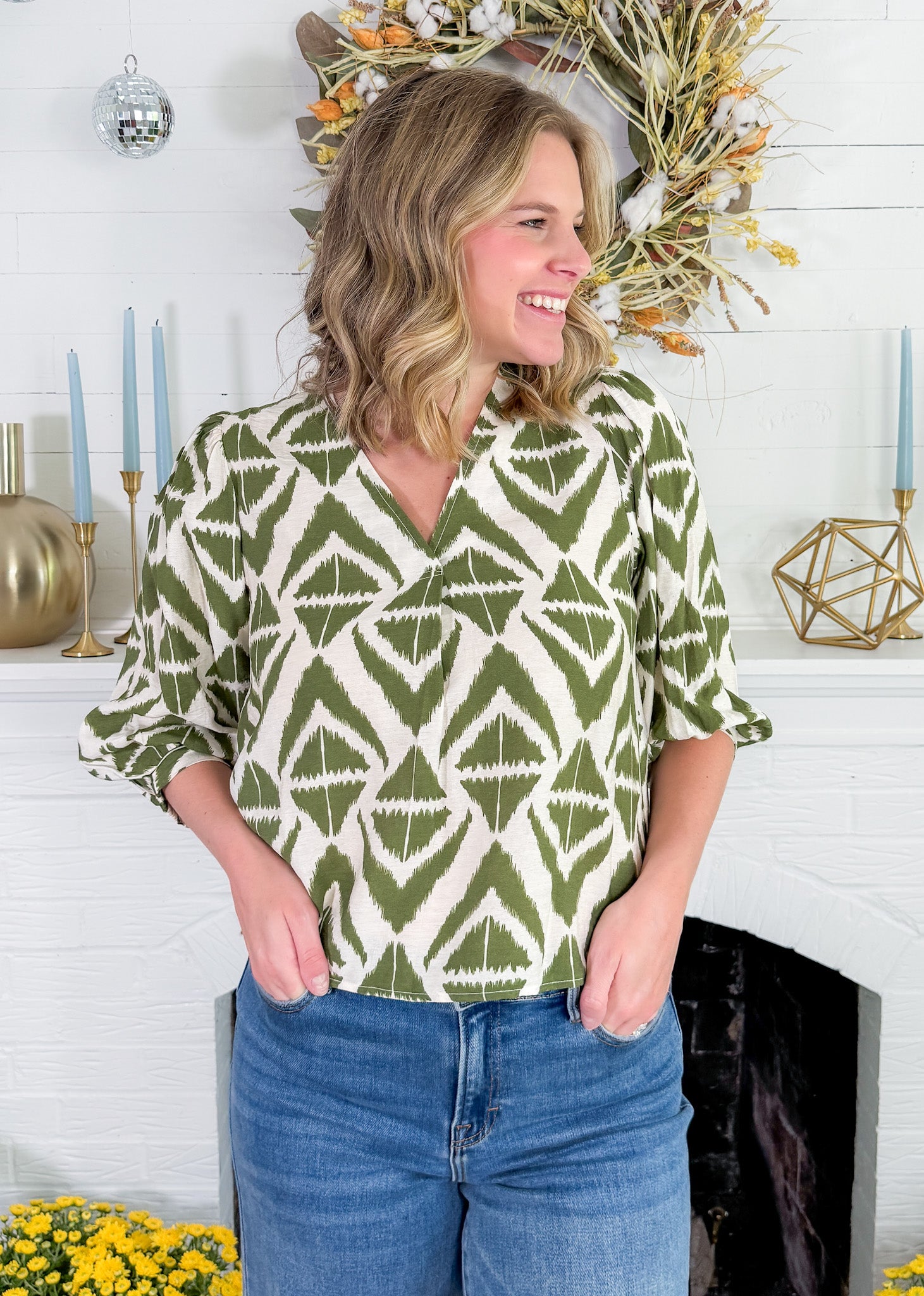 Golden Gate Olive Top