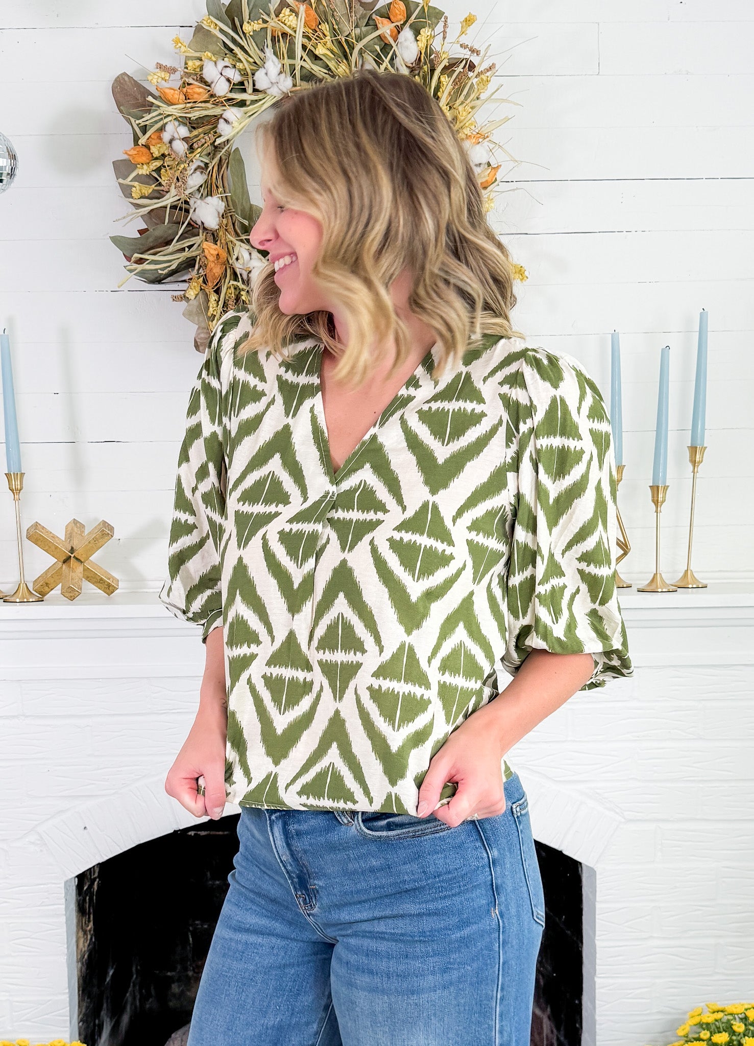 Golden Gate Olive Top