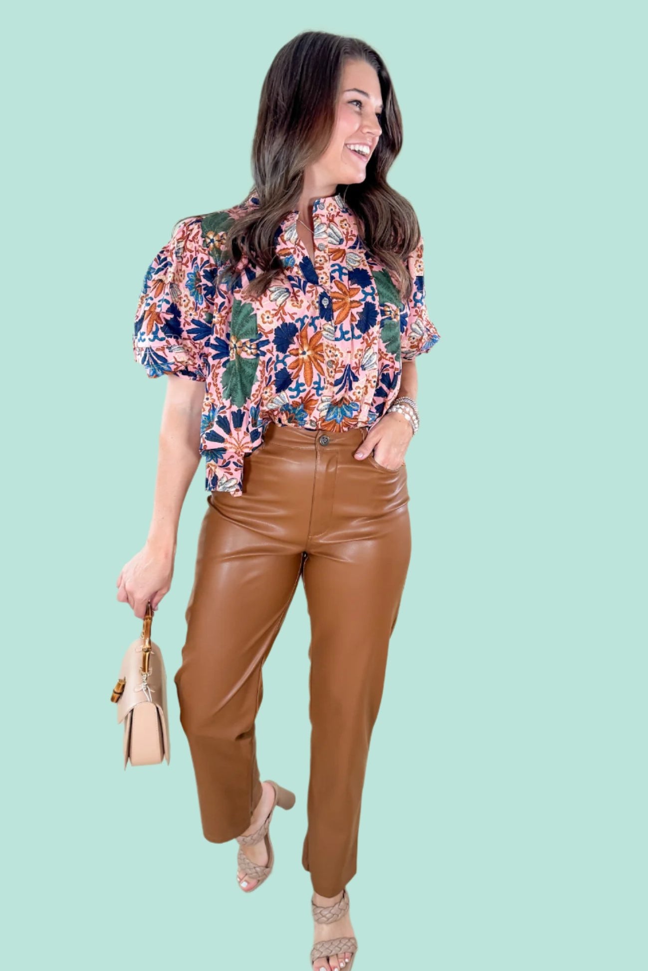 Gomez_Camel_Vegan_Leather_Pants