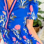 Goodwin Cobalt Floral Maxi Dress