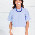 Grayson Periwinkle Blue Sweater Allie Rose