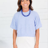 Grayson Periwinkle Blue Sweater Allie Rose