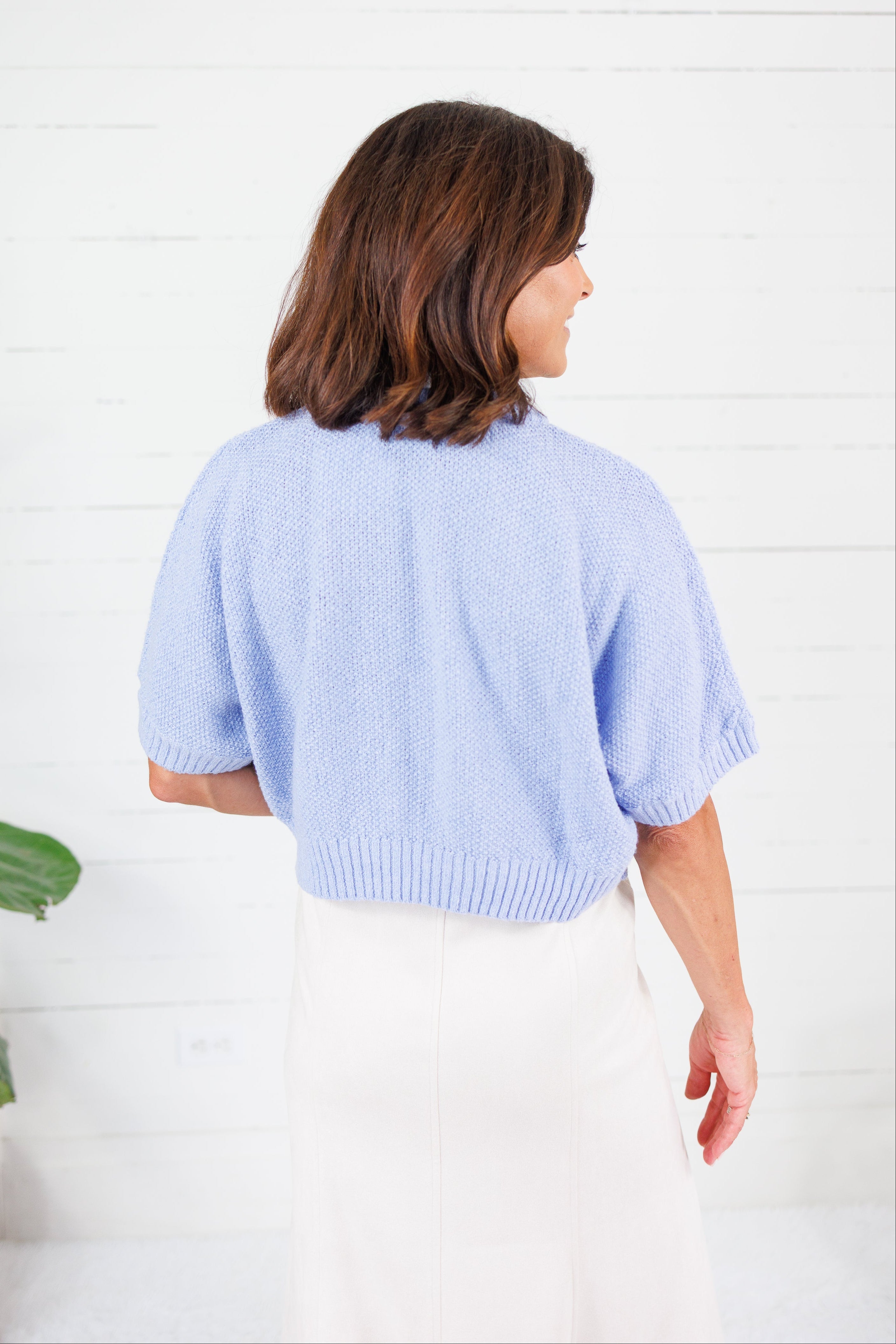 Grayson Periwinkle Blue Sweater Allie Rose