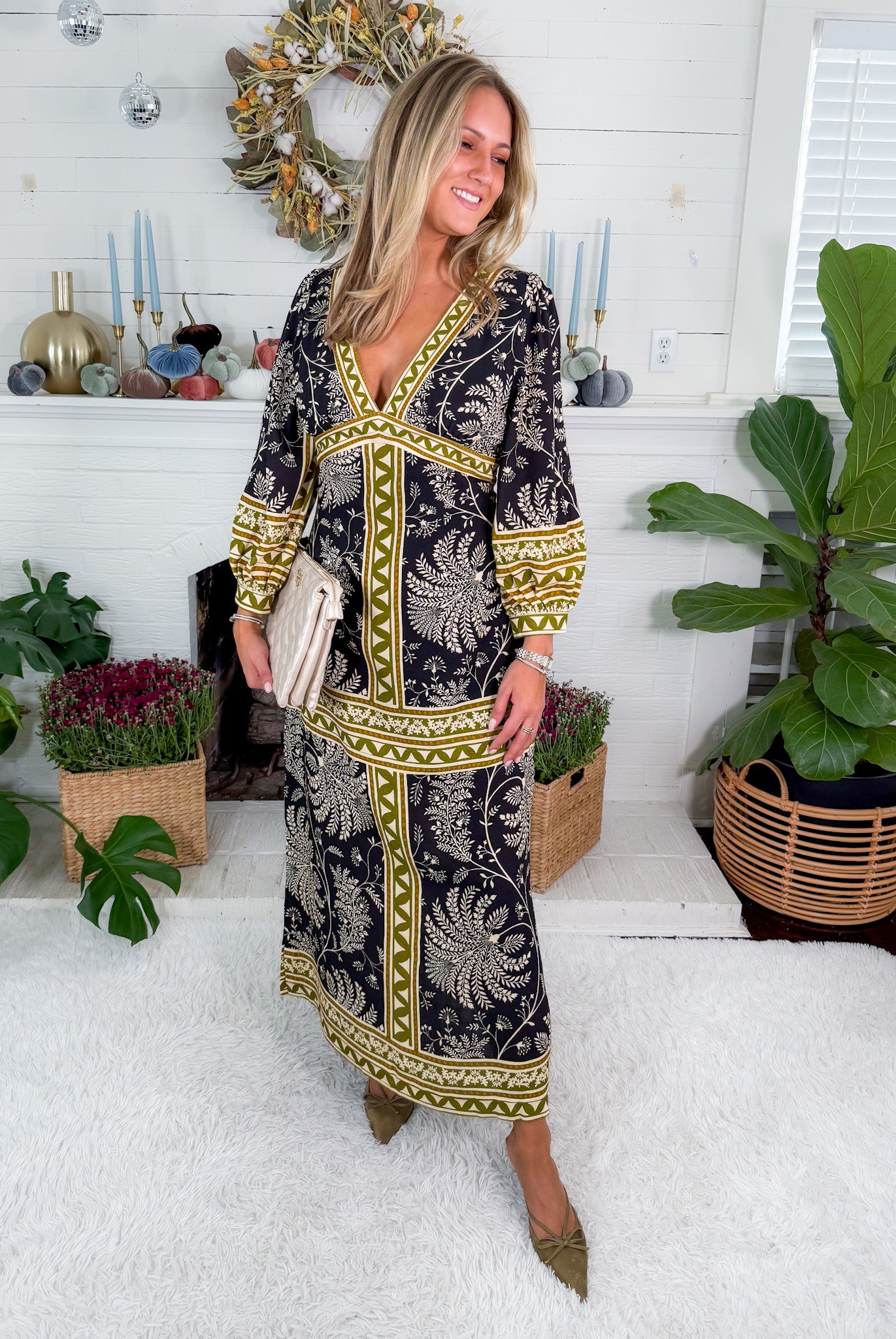 Guyana Mystique Fern Maxi Dress Aylaya
