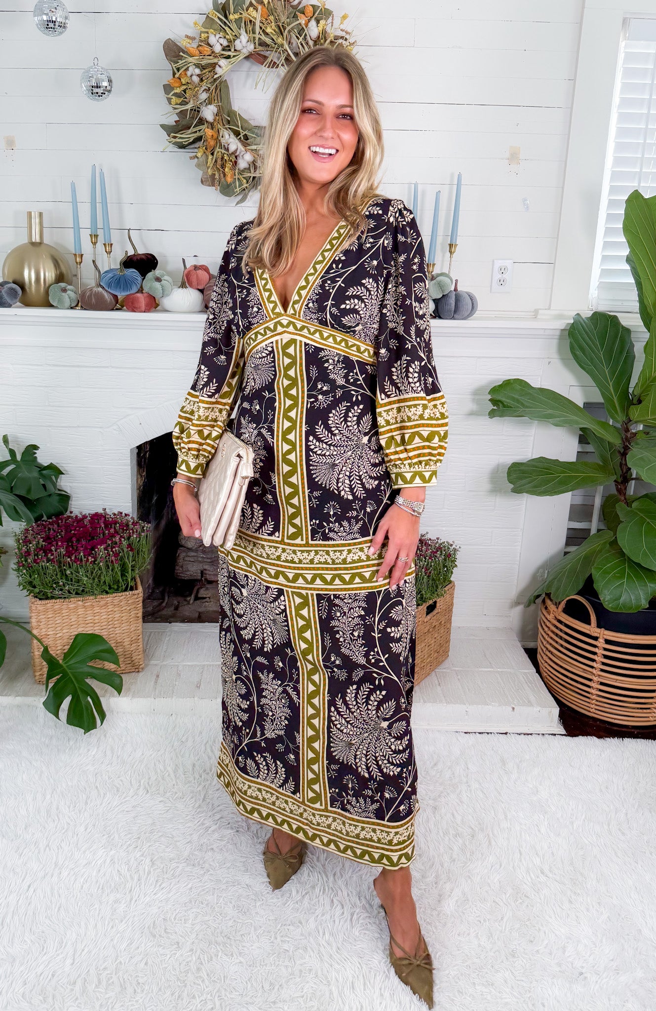 Guyana Mystique Fern Maxi Dress Aylaya