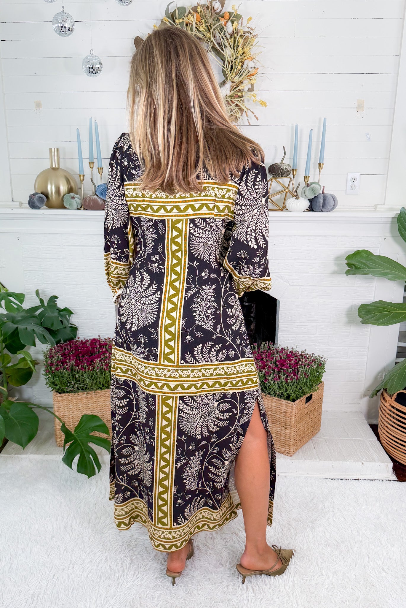 Guyana Mystique Fern Maxi Dress Aylaya