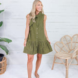 Isla Olive Dotty Mini Dress