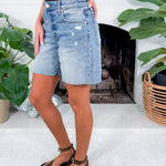 Hailey Focus High Rise Bermuda Shorts KUT