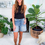 Hailey Focus High Rise Bermuda Shorts KUT
