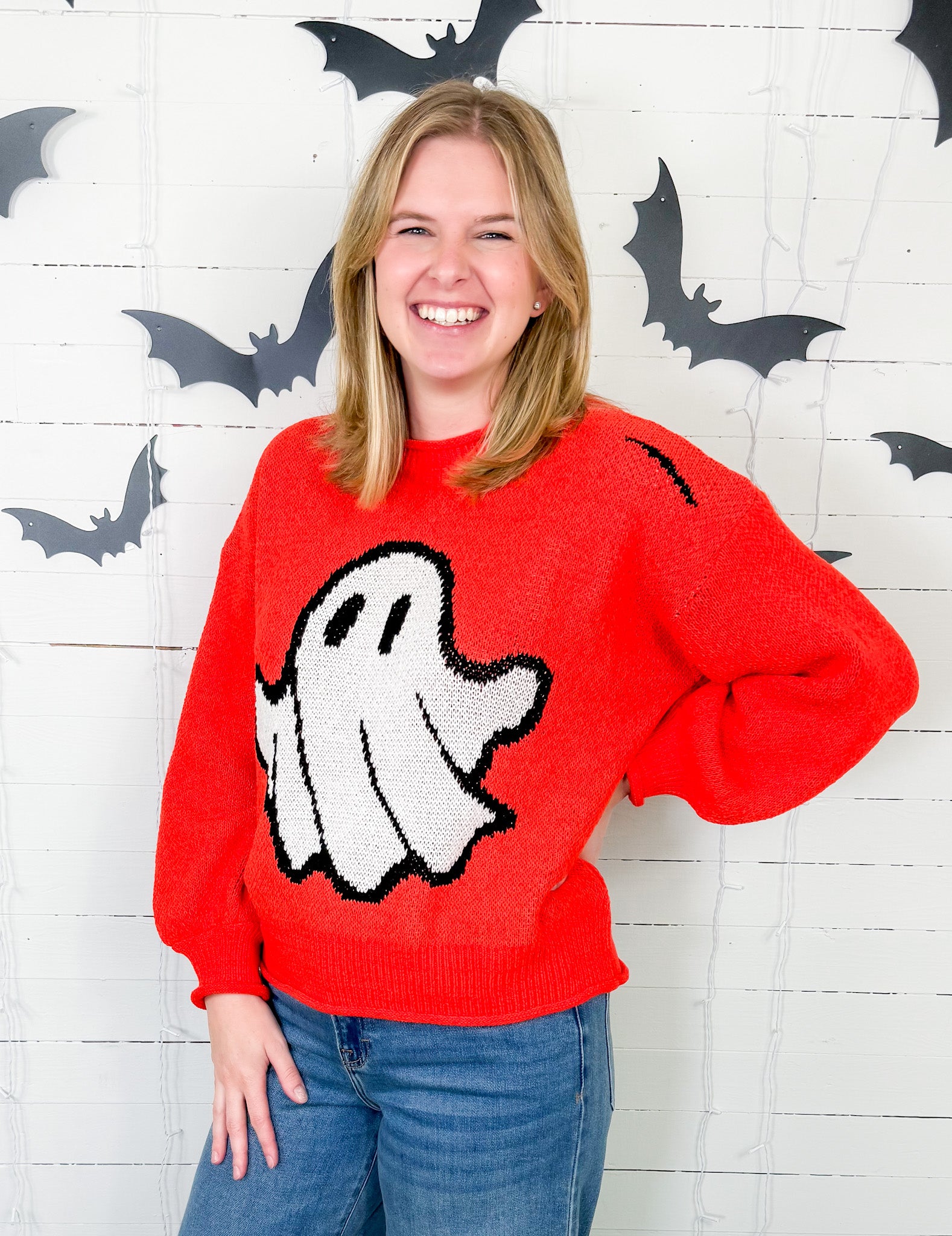 Halloween Ghost Sweater