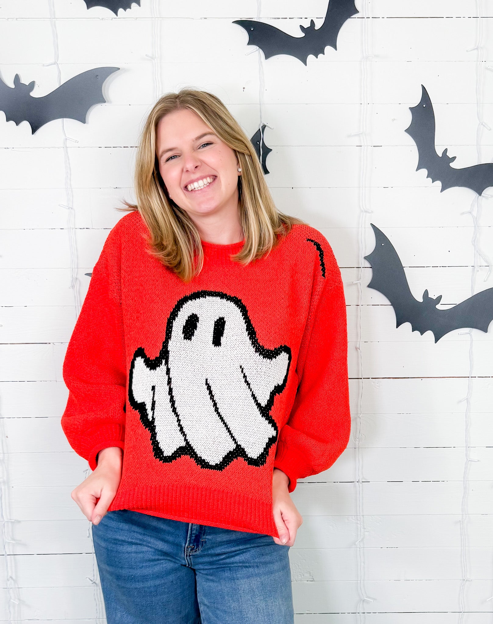 Halloween Ghost Sweater