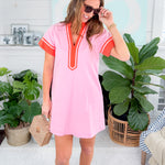 Hamilton Pink Shift Dress THML