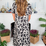 Hampton Charcoal Boot Jacquard Maxi Dress Emily Mccarthy