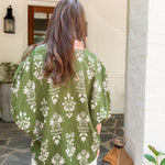 Harding Olive + Ivory Popover Top Entro
