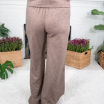 Hastings Taupe Wideleg Knit Pants BOBI 