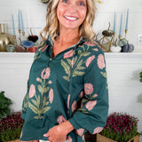 Hemphill Hunter Floral Top Entro