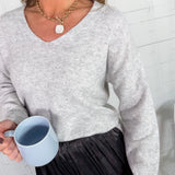 Henrietta Heather Grey Sweater PINCH