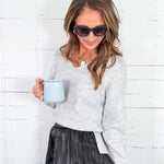 Henrietta Heather Grey Sweater PINCH