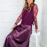 Hibiscus Plum Sleeveless Sweater Molly Bracken