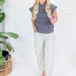 Hillsong Dark Grey Cap Sleeve Sweater Molly Bracken
