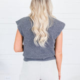 Hillsong Dark Grey Cap Sleeve Sweater Molly Bracken