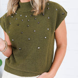 Hillsong Olive Cap Sleeve Sweater Molly Bracken
