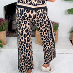 Holley Leopard Sweater Knit Pants Entro