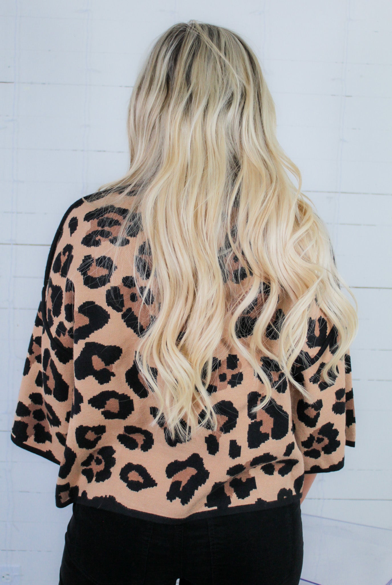 Hollis Leopard Sweater Rain and Rose