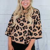 Hollis Leopard Sweater Rain and Rose