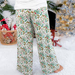 Holly Jolly RedWhiteGreen Pajama Pants the Royal Standard