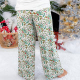 Holly Jolly RedWhiteGreen Pajama Pants the Royal Standard