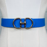 Horse Bit Buckle Belt Blue