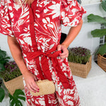 Howell Brick Maxi Dress Entro