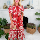 Howell Brick Maxi Dress Entro