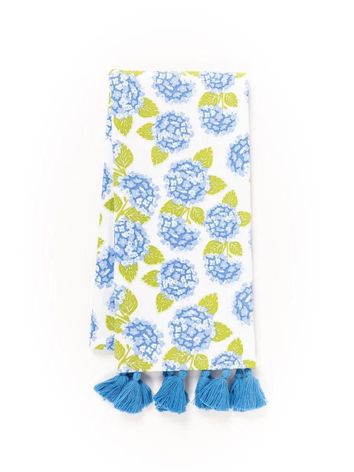 Hydrangea Tea Towel Mary Square
