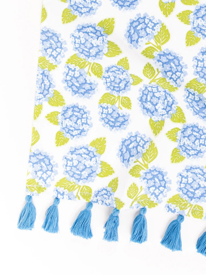 Hydrangea Tea Towel Mary Square