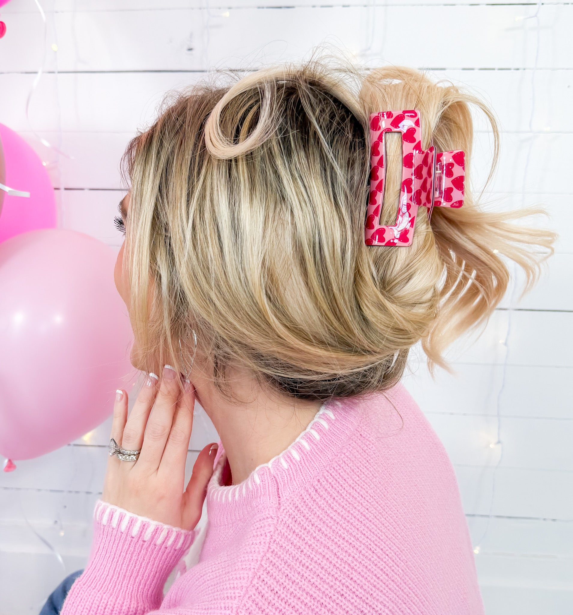 Heart Hair Clips