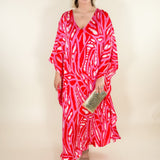 Celine Free To Roam Pink Caftan Dress