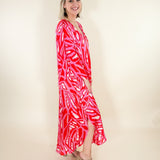 Celine Free To Roam Pink Caftan Dress