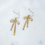 Fabulously Perfect Flowy Bow Earrings