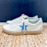 Paula Metallic Blue Star Sneaker