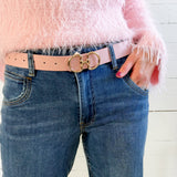 Priester Light Pink Fuzzy Sweater