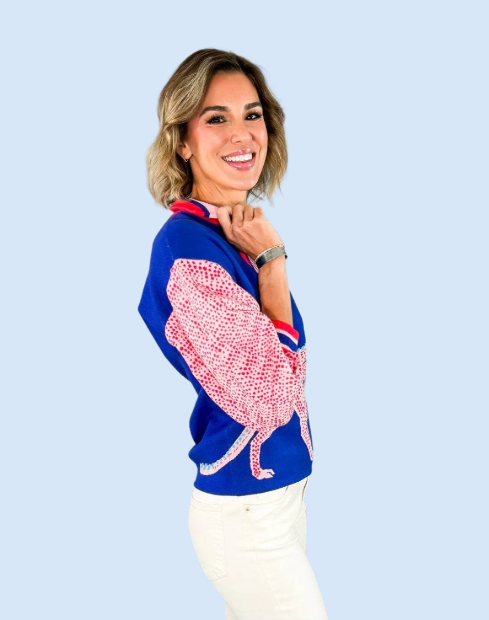 Lolli Charmed Cheetah Sweater Emily McCarthy