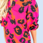 Freya Pink Leopard Mini Dress Maude Vivante