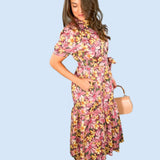 Chanel Teaberry Midi Dress Marie by Victoria Dunn