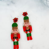 Franz Red Nutcracker Earrings