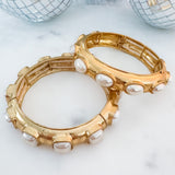 Harriette Gold + Pearl Bracelet