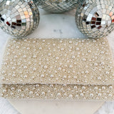 Pearl Beaded Clutch