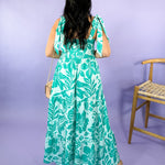 Jade Tiered Print Maxi Dress | Clover and Bee