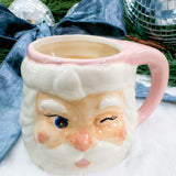 Santa Mug Christmas Candle